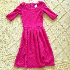 Downeast Basics pretty in pink dress.